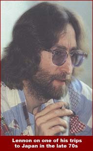John Lennon in Japan in the late 1970s